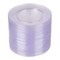 100 Pieces Clear Plastic Plates, 6.25" Clear Plastic Dessert Plates, Round Party Appetizer Plates Disposable, Small Plastic Plates, Clear Plates for Party, Small Cake Plates for Weddings & Holidays